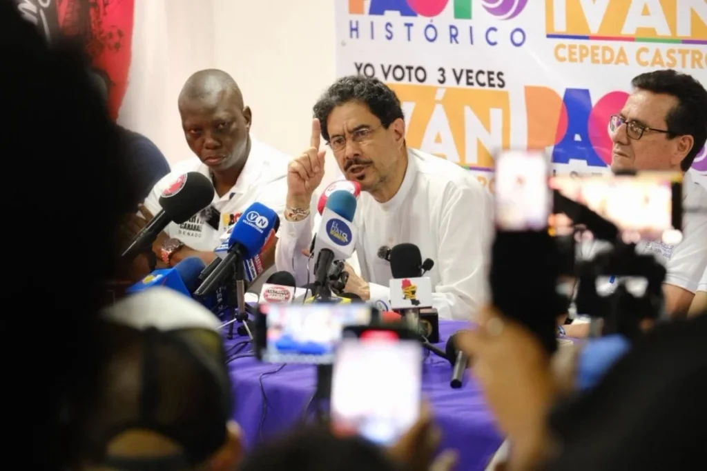 La Registraduría Nacional emite la Resolución 889 de 2026: rechaza definitivamente la precandidatura de Daniel Quintero y traslada al CNE la decisión sobre el futuro político de Iván Cepeda de cara a la consulta del 8 de marzo - Foto: @IvanCepedaCast