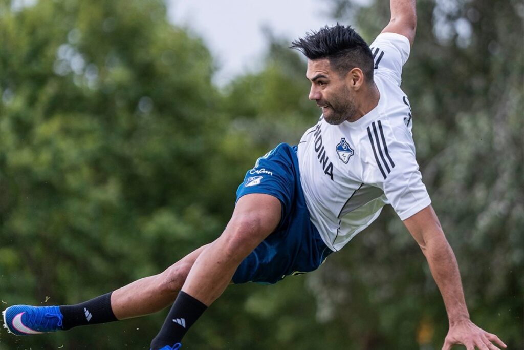 Falcao García se unió a la concentración de Millonarios en Argentina - Foto: Millonarios FC