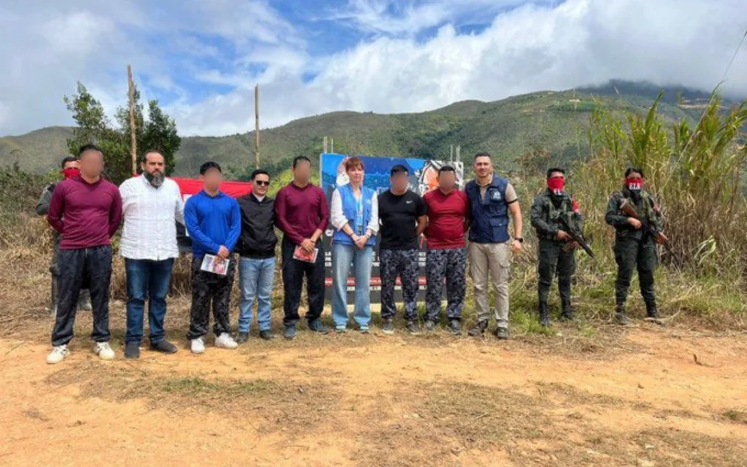 El ELN libera a cinco policías secuestrados en el Catatumbo tras 14 días de cautiverio - Foto: Cortesía