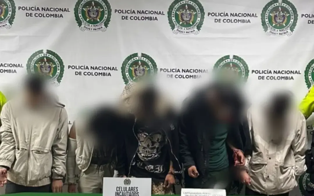 Cae banda dedicada al hurto de celulares en la localidad de San Cristóbal, sur de Bogotá - Foto: Cortesía