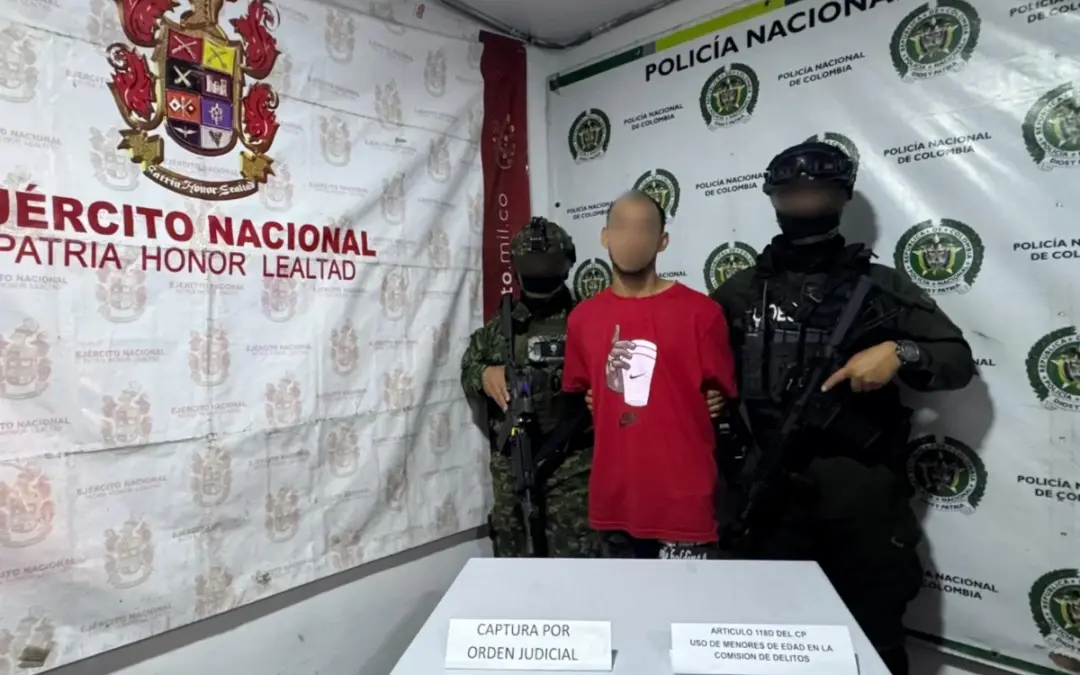 Golpe al Clan del Golfo en Risaralda: Cae alias ‘Chucky’, el encargado del reclutamiento digital de menores y la intimidación rural - Foto: Cortesía