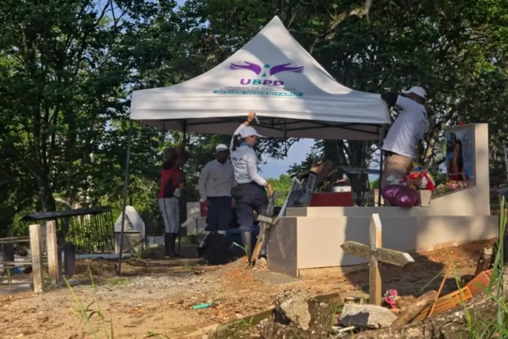 La UBPD logra un hallazgo histórico en el Meta al intervenir la fosa a campo abierto más grande registrada en el departamento - Foto: @UBPDcolombia