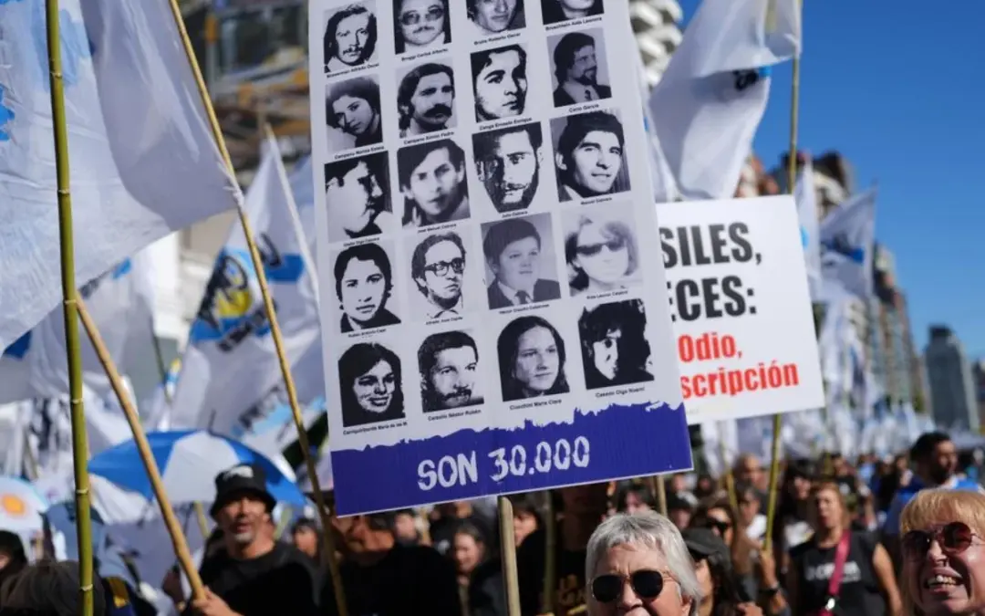 Argentina conmemora 50 años del golpe de Estado de 1976 con movilizaciones masivas - Foto: Redes sociales
