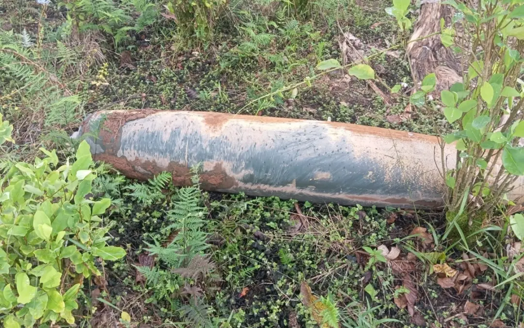 Hallazgo de explosivo ecuatoriano en Jardines de Sucumbíos, Nariño, genera alerta en la frontera - Foto: Redes sociales