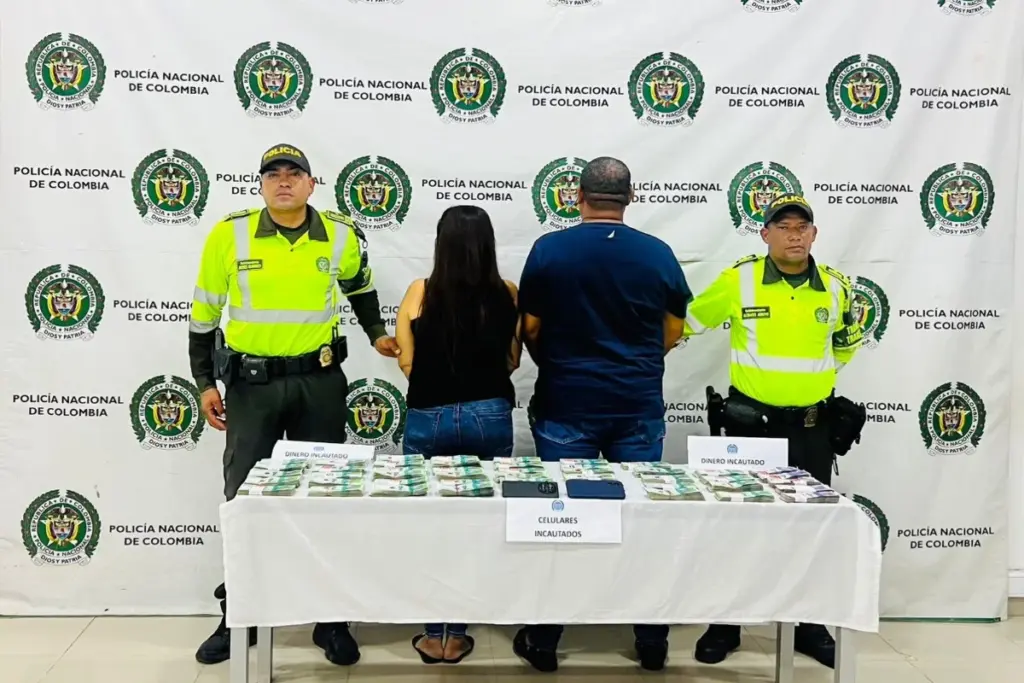 Capturan a exconcejal de Montelíbano con más de $434 millones en efectivo en Córdoba - Foto: @PoliciaColombia