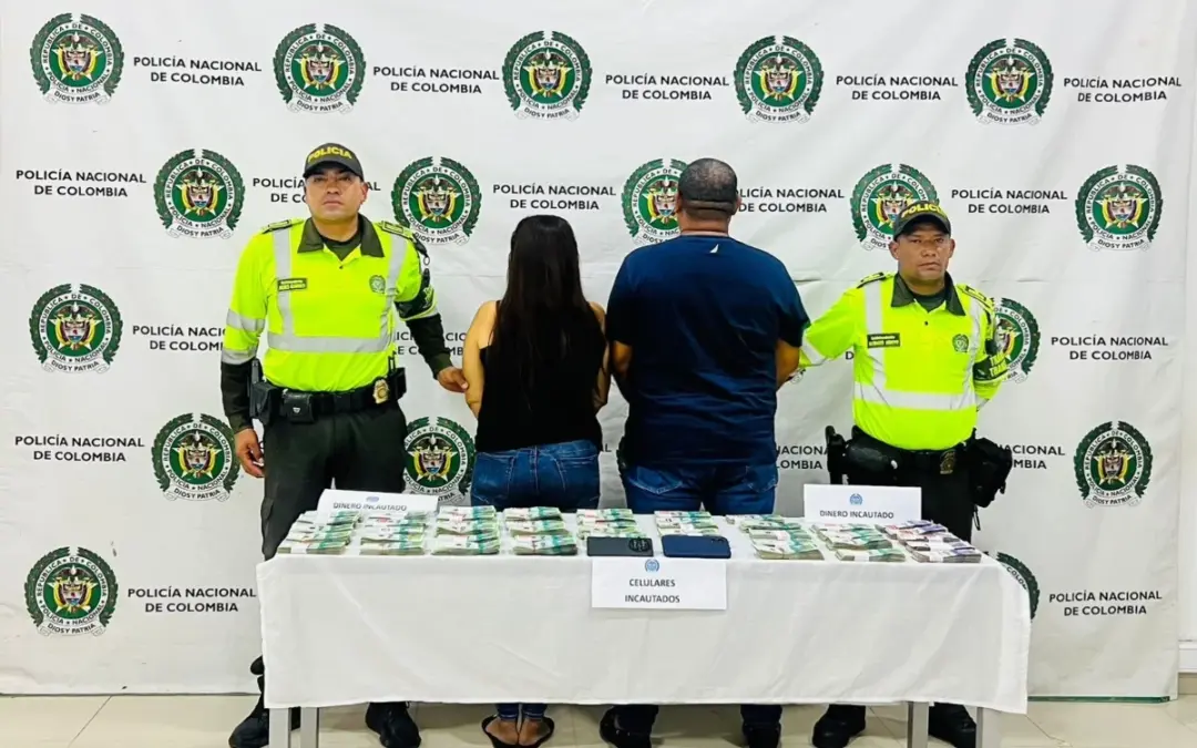 Capturan a exconcejal de Montelíbano con más de $434 millones en efectivo en Córdoba - Foto: @PoliciaColombia