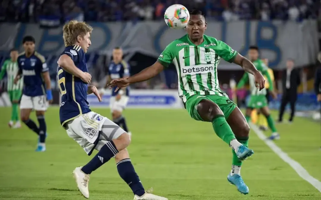 Atlético Nacional y Millonarios se enfrentan en el Atanasio Girardot por un cupo a la fase de grupos de la Copa Sudamericana 2026 - Foto: Redes sociales