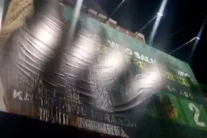 Vandalizan la sede de la congresista Katherine Miranda en Bogotá a días de las elecciones 2026 - Foto: Captura de video