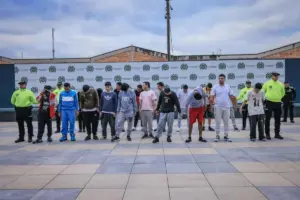 Histórico golpe a la criminalidad en Bogotá: Caen 23 integrantes de la banda 'El Mesa' - Foto: @Bogota