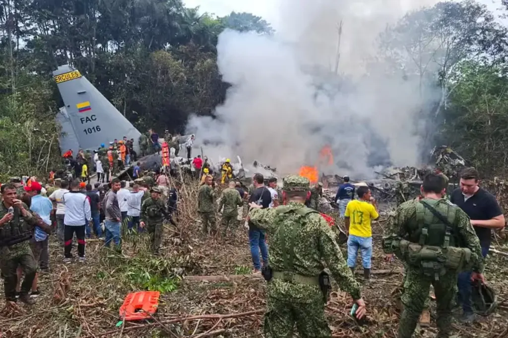 Avances en la investigación del accidente del avión Hércules de la FAC en Putumayo - Foto: Redes sociales