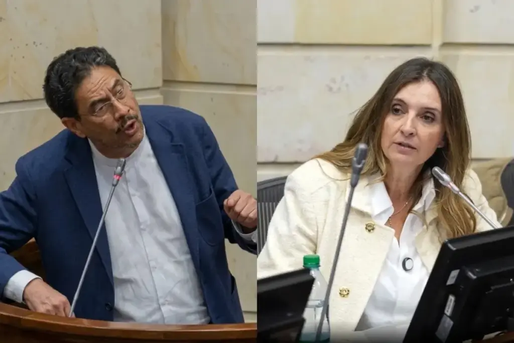 Fuerte choque en el Senado entre los candidatos presidenciales Paloma Valencia e Iván Cepeda - Foto: Redes sociales
