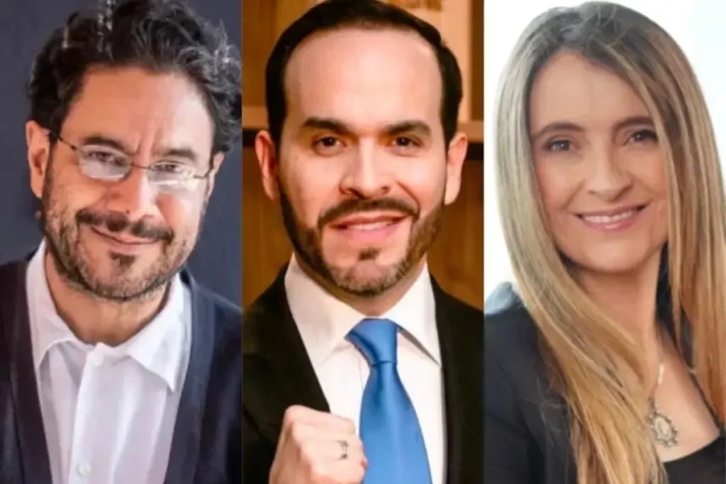 Iván Cepeda lidera la intención de voto, pero Paloma Valencia registra el mayor crecimiento según la última encuesta de Guarumo y Ecoanalítica. A un mes de las elecciones presidenciales de 2026, la contienda por la Casa de Nariño se intensifica - Foto: Redes sociales