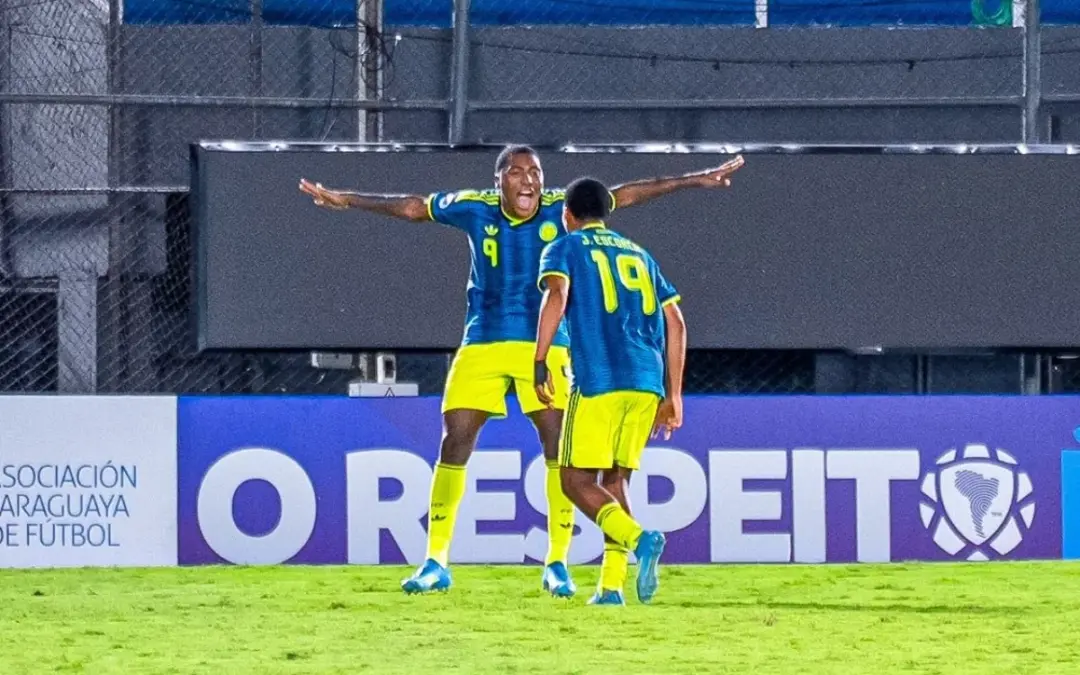 ¡Histórico! La Selección Colombia goleó 3-0 a Brasil en las semifinales del Sudamericano Sub-17 - Foto: @FCFSeleccionCol