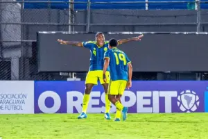 ¡Histórico! La Selección Colombia goleó 3-0 a Brasil en las semifinales del Sudamericano Sub-17 - Foto: @FCFSeleccionCol