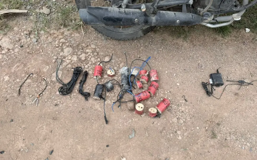 El Ejército y la Policía frustraron un atentado con motobomba en El Plateado, Cauca - Foto: @COL_EJERCITO