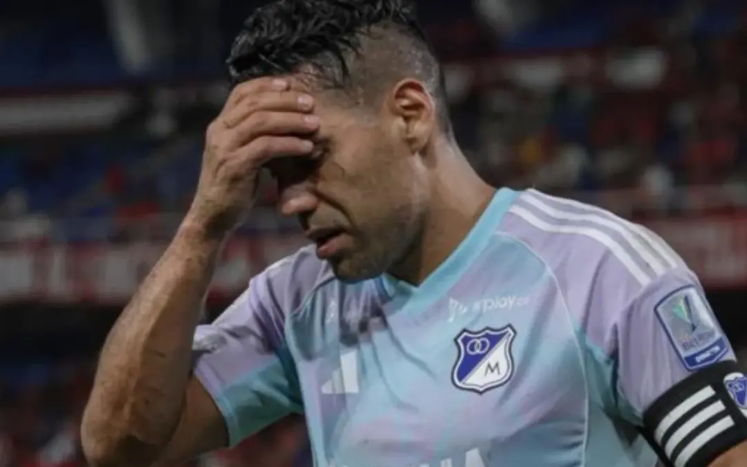 Alarma en el fútbol colombiano: Radamel Falcao García sufre una fractura en el rostro tras el duelo ante América de Cali - Foto: Redes sociales