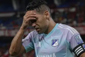Alarma en el fútbol colombiano: Radamel Falcao García sufre una fractura en el rostro tras el duelo ante América de Cali - Foto: Redes sociales