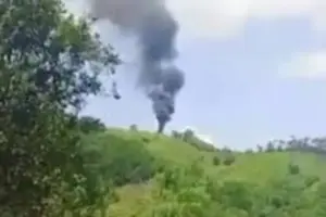 Revelan videos inéditos del derribo del helicóptero Black Hawk en Amalfi, Antioquia - Foto: Captura de video