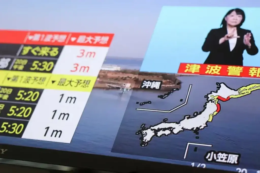 Terremoto de magnitud 7,4 sacude el noreste de Japón este lunes 20 de abril - Foto: Redes sociales