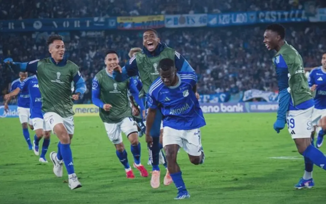 Millonarios venció a Boston River con un gol agónico de Carlos Darwin Quintero en la Copa Sudamericana - Foto: @MillosFCoficial