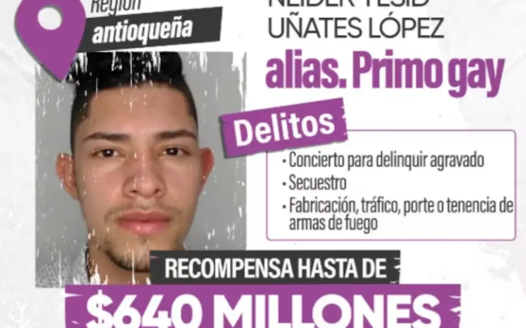 El Ministerio de Defensa de Colombia eleva a $640 millones la recompensa por alias ‘Primo Gay’, cabecilla de las disidencias de las Farc - Foto: @mindefensa