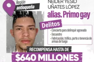 El Ministerio de Defensa de Colombia eleva a $640 millones la recompensa por alias ‘Primo Gay’, cabecilla de las disidencias de las Farc - Foto: @mindefensa