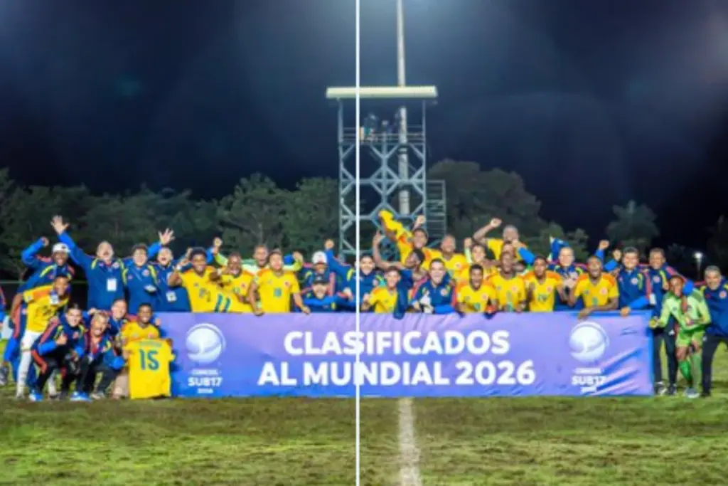 La Selección Colombia Sub-17 aseguró su cupo al Mundial de Qatar tras vencer 2-0 a Paraguay en el Sudamericano - Foto: @FCFSeleccionCol