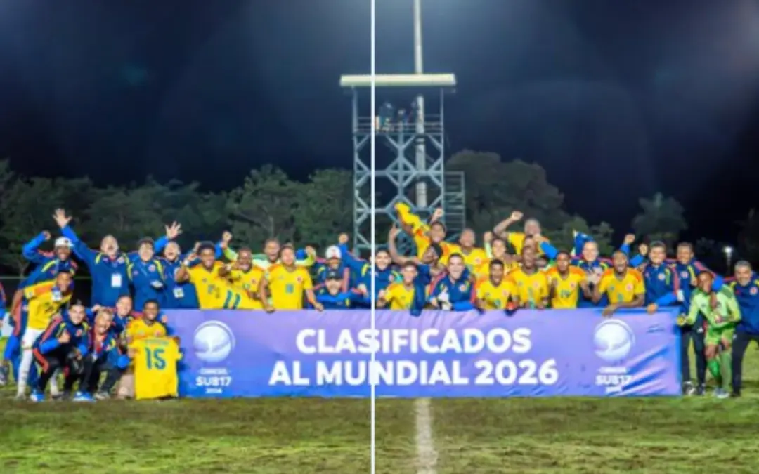 La Selección Colombia Sub-17 aseguró su cupo al Mundial de Qatar tras vencer 2-0 a Paraguay en el Sudamericano - Foto: @FCFSeleccionCol