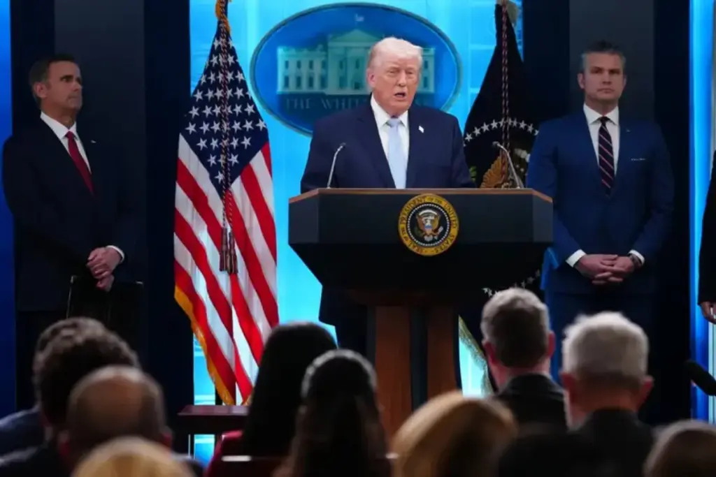 El presidente Donald Trump anuncia una suspensión de ataques contra Irán por 14 días tras la mediación de Pakistán - Foto: Redes sociales