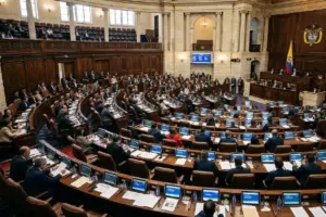 El proyecto de ley 'Borrón y Cuenta Nueva 2.0', que buscaba eliminar reportes negativos en centrales de riesgo como Datacrédito, se hundió en el Congreso - Foto: Redes sociales