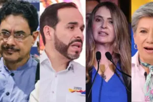 Los candidatos presidenciales Iván Cepeda, Abelardo de la Espriella, Paloma Valencia y Sergio Fajardo cerraron sus campañas en plaza pública de cara a la primera vuelta del 31 de mayo de 2026 - Foto: Redes sociales
