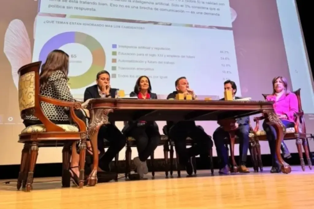 Candidatos presidenciales debatieron sobre inteligencia artificial en Bogotá ante 500 jóvenes - Foto: Redes sociales