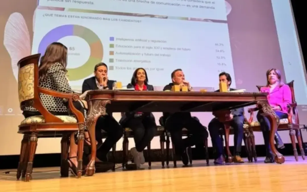 Candidatos presidenciales debatieron sobre inteligencia artificial en Bogotá ante 500 jóvenes - Foto: Redes sociales