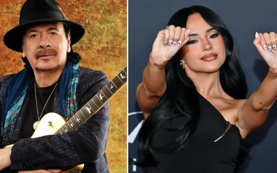 Carlos Santana y Becky G anunciaron el lanzamiento de "Mi gran amor", una canción compuesta por Edgar Barrera que aborda las realidades de la migración y las redadas del ICE en EE. UU. - Foto: Redes sociales