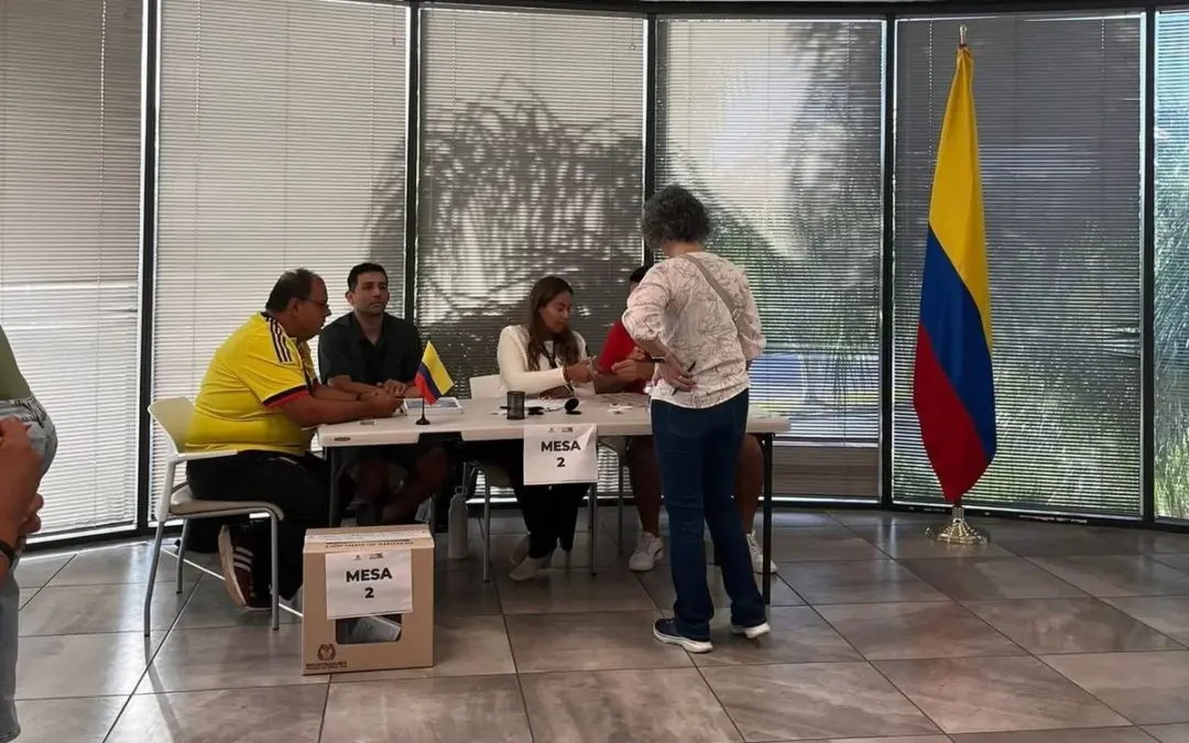 Con la apertura de las urnas en Auckland, Nueva Zelanda, arrancó oficialmente la semana de votaciones presidenciales para los colombianos en el exterior - Foto: Cortesía