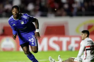 Millonarios igualó 1-1 ante São Paulo en Brasil por la quinta fecha de la Copa Sudamericana - Foto: Redes sociales