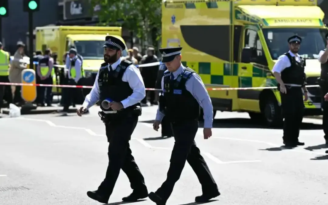 La Policía de Londres investiga un incendio provocado en una sinagoga como posible acto terrorista. El hecho se suma a una serie de ataques antisemitas recientes en la capital británica - Foto: Redes sociales