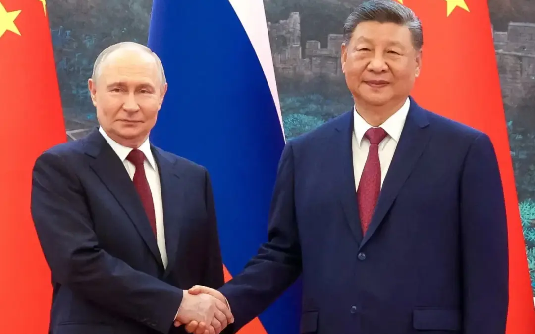 Xi Jinping y Vladímir Putin se reúnen en Pekín para consolidar su alianza estratégica y comercial - Foto: Redes sociales