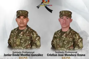 Combates en Urrao, Antioquia, dejan un saldo de dos soldados y cuatro presuntos miembros del Clan del Golfo muertos - Foto: @PedroSanchezCol