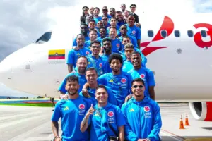 La Selección Colombia llegó a San Diego, California, para encarar la recta final de su preparación al Mundial 2026 - Foto: @FCFSeleccionCol
