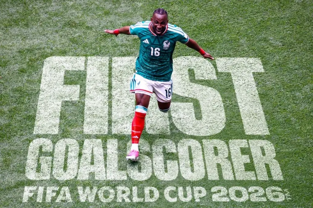 Julián Quiñones hace historia: El colombiano que marcó el primer gol del Mundial 2026 con México - Foto: @FIFAWorldCup