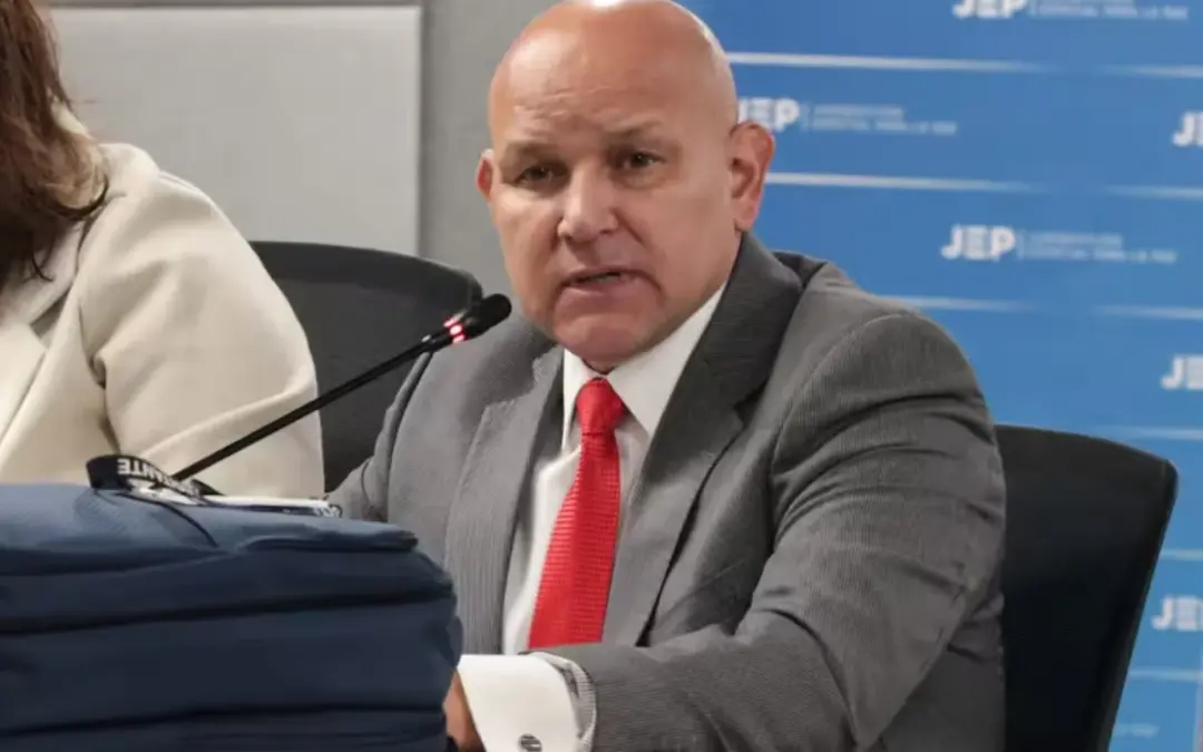 Por incumplir el régimen de condicionalidad y negar ejecuciones extrajudiciales, la JEP expulsó al teniente coronel (r) José Pastor Ruiz Mahecha, cuyos procesos por falsos positivos vuelven a la justicia ordinaria - Foto: @JEP_Colombia