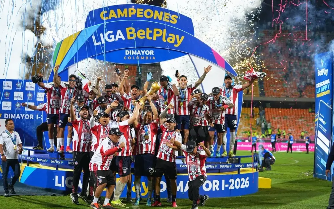 ¡Junior Bicampeón! El ‘Tiburón’ resistió en Medellín ante Nacional y se quedó con la Liga BetPlay 2026-I