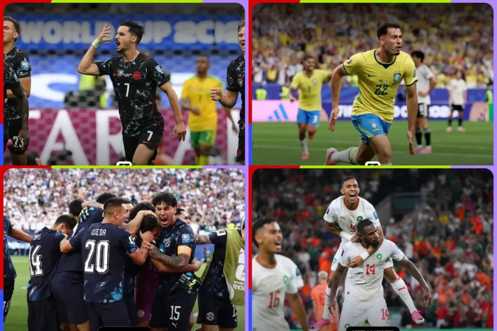Las selecciones de Canadá, Brasil, Paraguay y Marruecos avanzaron a los octavos de final del Mundial 2026 tras una vibrante jornada de dieciseisavos - Foto: @FIFAWorldCup