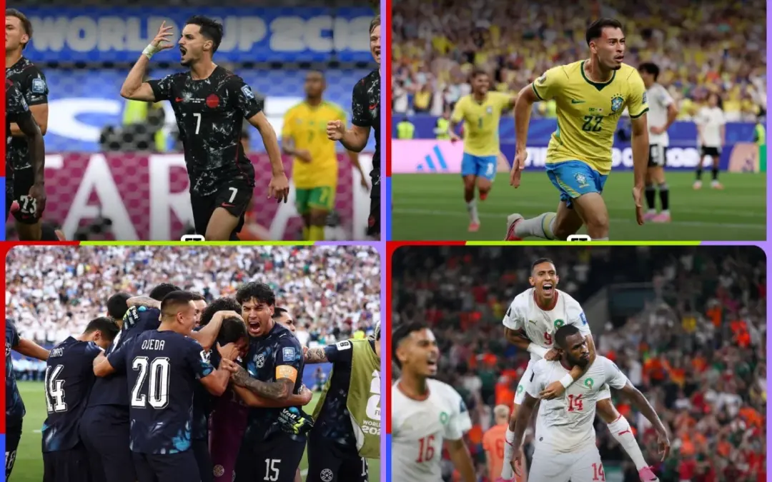 Las selecciones de Canadá, Brasil, Paraguay y Marruecos avanzaron a los octavos de final del Mundial 2026 tras una vibrante jornada de dieciseisavos - Foto: @FIFAWorldCup