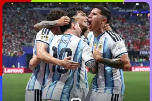 En un partido inolvidable del Mundial 2026, la Selección de Argentina remontó un 0-2 adverso ante Egipto con un estelar Lionel Messi y un agónico gol de Enzo Fernández en el minuto 92, sellando su pase a los cuartos de final - Foto: @FIFAWorldCup