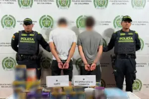 La Policía Metropolitana de Bogotá frustró un millonario robo en el barrio La Cabrera (Chapinero) - Foto: @PoliciaBogota