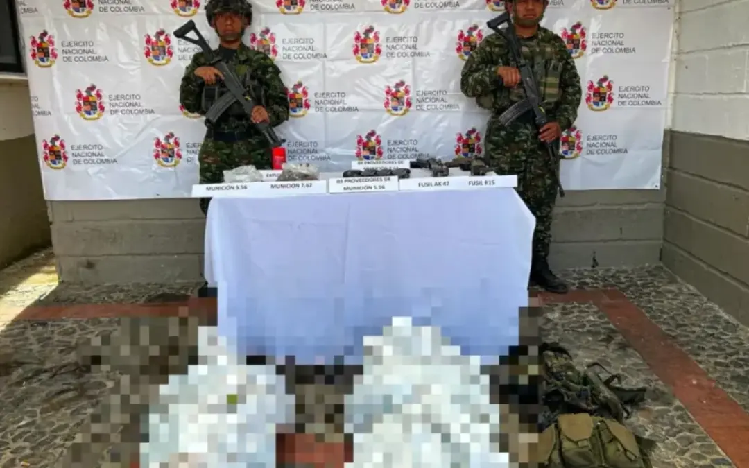 Combates en Jericó, Antioquia, dejan dos presuntos miembros del Clan del Golfo muertos - Foto: @COL_EJERCITO