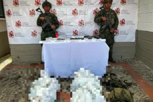 Combates en Jericó, Antioquia, dejan dos presuntos miembros del Clan del Golfo muertos - Foto: @COL_EJERCITO