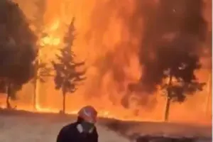 Los incendios forestales en Madrid y Ávila se ralentizan, pero las autoridades aceleran las labores de control ante una nueva ola de calor prevista para mitad de semana - Foto: Captura de video